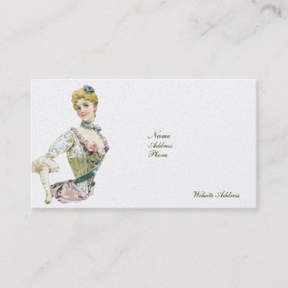 Tarjetas de visita de moda estilo victoriano perso
