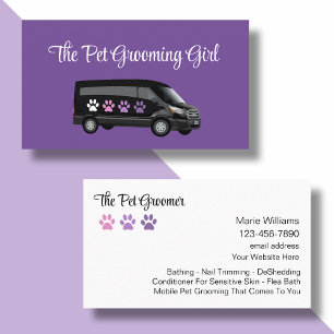 Tarjetas de visita de moda para Mascota móvil Groo