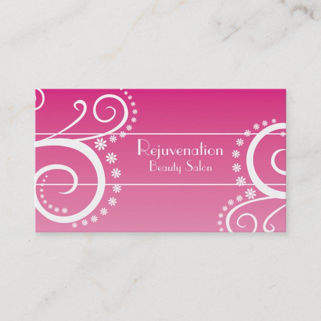 Tarjetas de visita de Moda simple (Anverso)