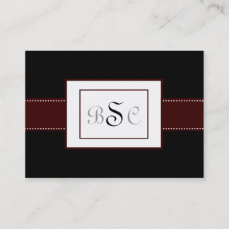 Tarjetas de visita de moda Susan Chubby