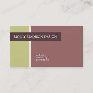 Tarjetas de visita de Molly Madison