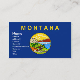 Tarjetas de visita de MONTANA