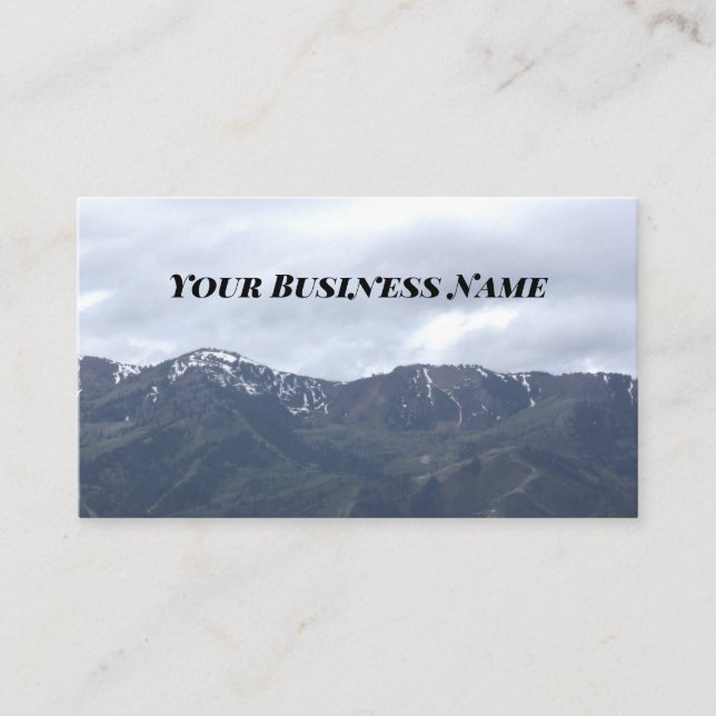 Tarjetas de visita de montaña (Anverso)
