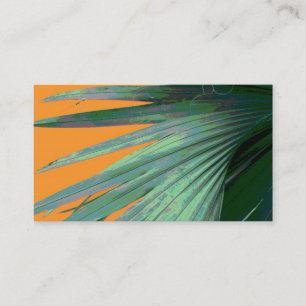 tarjetas de visita de naturaleza arte tropical de