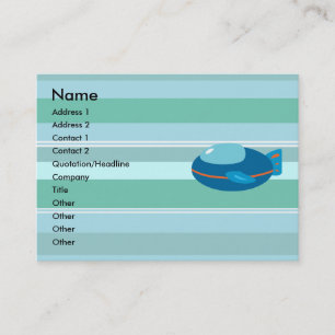 Tarjetas de visita de nave espacial