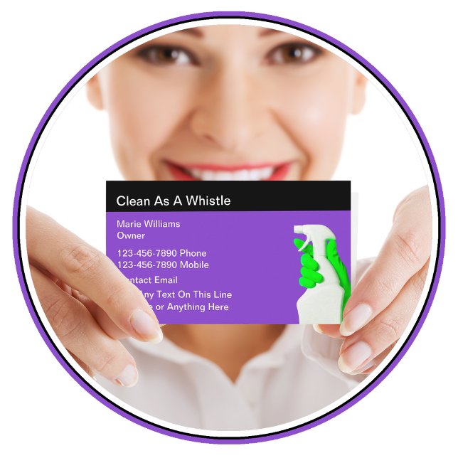 Tarjetas de visita de negocios de moderno servicio (Subido por el creador)