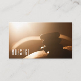 Tarjetas de visita de negocios de Terapia de Masaj