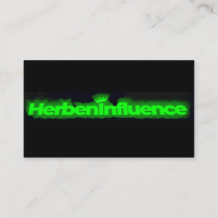 Tarjetas de visita de negocios Herben Influence