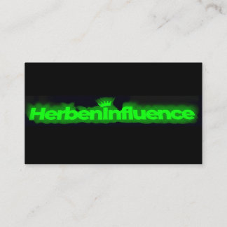 Tarjetas de visita de negocios Herben Influence