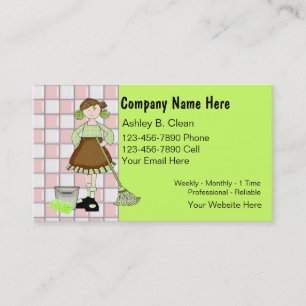 Tarjetas de visita de negocios Maid