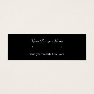 Tarjetas de visita de negocios Premium Black Skinn