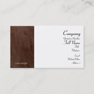 Tarjetas de visita de negocios toscanas de Borgoña