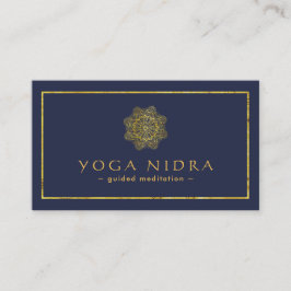 Tarjetas de visita de Nidra de la yoga