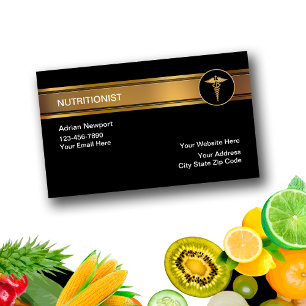 Tarjetas de visita de Nutriotionist