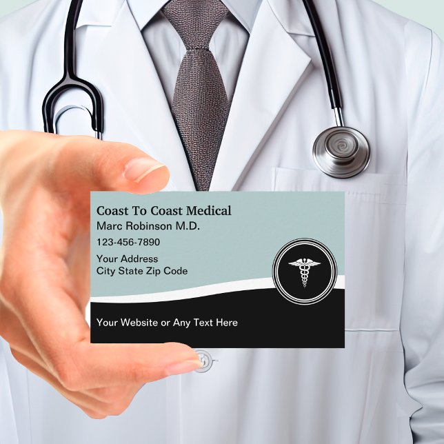 Tarjetas de visita de Office para Médicas médicos (Subido por el creador)