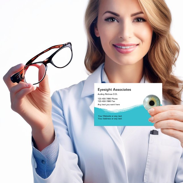 Tarjetas de visita de optometrista (Subido por el creador)