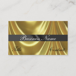 Tarjetas de visita de oro del oro