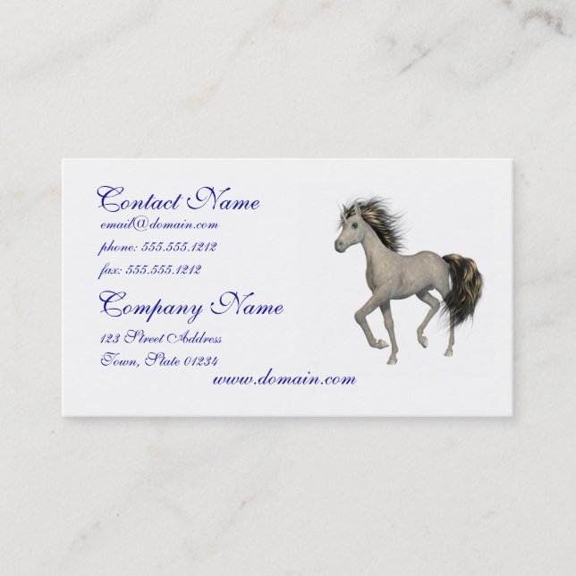 Tarjetas de visita de oro del unicornio (Anverso)