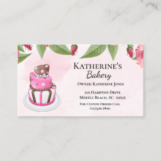 Tarjetas de visita de panadería
