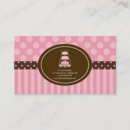 Tarjetas de visita de pastelería o panadería