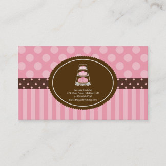 Tarjetas de visita de pastelería o panadería