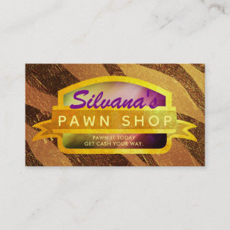 Tarjetas de visita de Pawn Shop