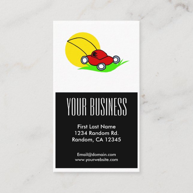 Tarjetas de visita de personalizable de cortadoras (Anverso)