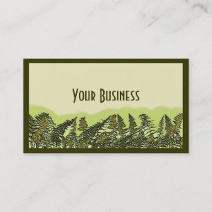 Tarjetas de visita de personalizable de plantas de