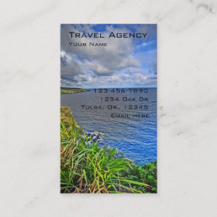 Tarjetas de visita de personalizable de playa de l
