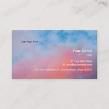 Tarjetas de visita de Personalizable de Sky The Li