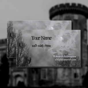Tarjetas de visita de Personalizado blanco y negro