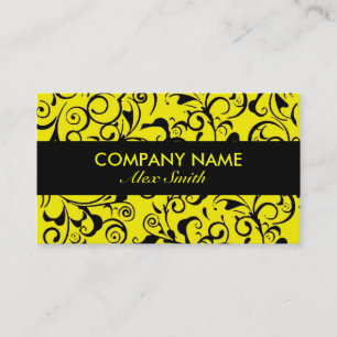 Tarjetas de visita de personalizado de damasco neg