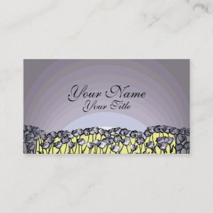 Tarjetas de visita de personalizado de flores de a