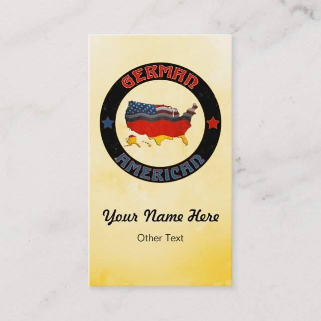 Tarjetas de visita de Personalizado de mapas estad (Anverso)