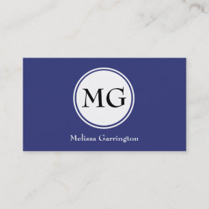 Tarjetas de visita de Personalizado de monograma a