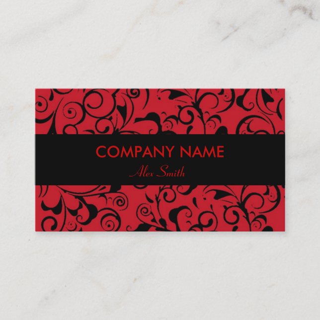 Tarjetas de visita de personalizado de patrones de (Anverso)