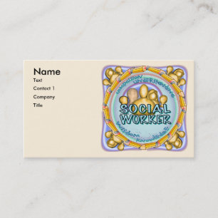 Tarjetas de visita de personalizado de trabajadore