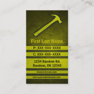 Tarjetas de visita de personalizado grunge de herr