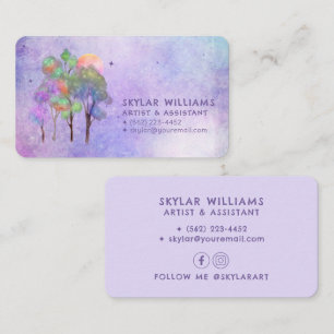 Tarjetas de visita de Personalizado Magic Forest