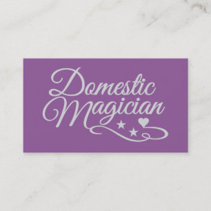 Tarjetas de visita de personalizados magos domésti