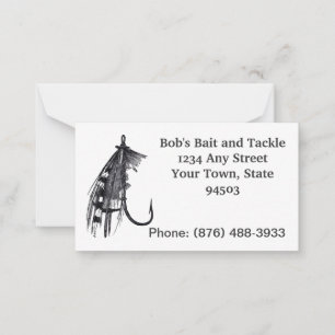 Tarjetas de visita de pesca