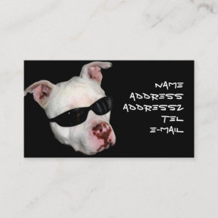 Tarjetas de visita de Pitbull
