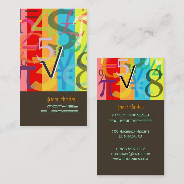 tarjetas de visita de planificador financiero (Anverso / Reverso)