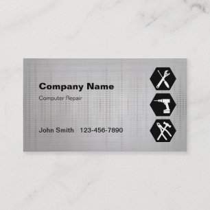 Tarjetas de visita de plata de Digitaces de la