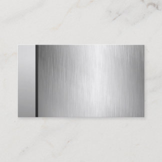 Tarjetas de visita de plata profesionales