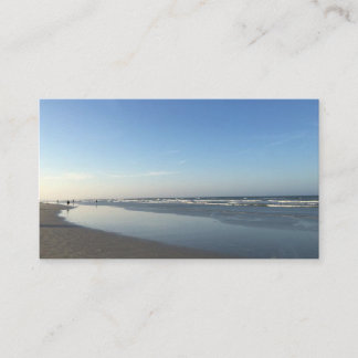 Tarjetas de visita de playa