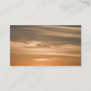 Tarjetas de visita de puesta de sol