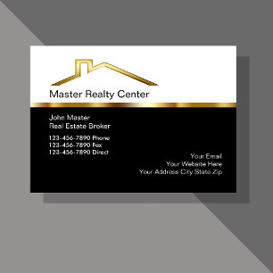 Tarjetas de visita de Real Estate Broker