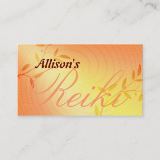 Tarjetas de visita de Reiki