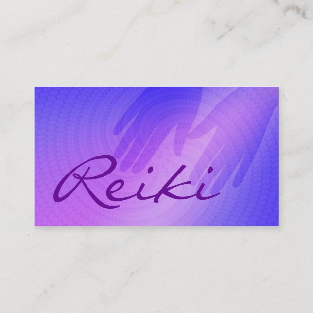 Tarjetas de visita de Reiki (Anverso)